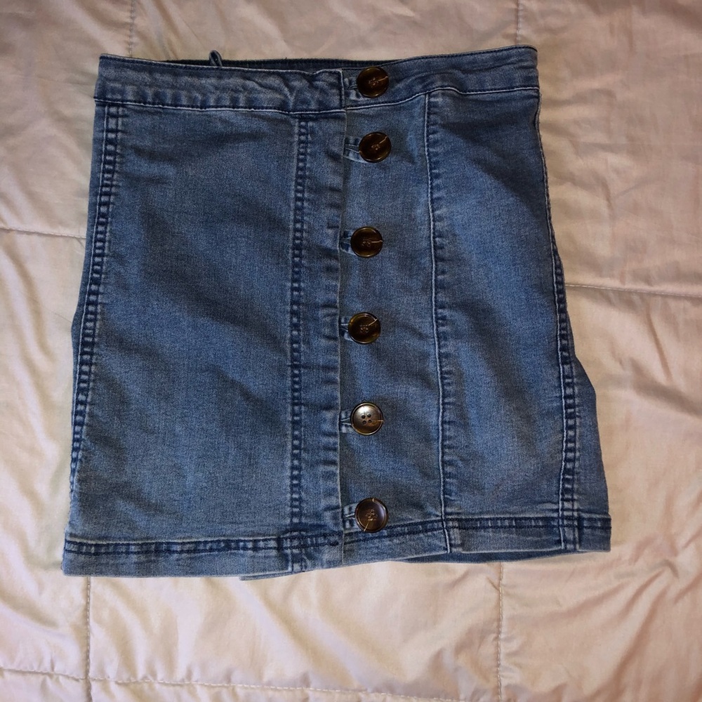 Denim Mini Skirt 🌸